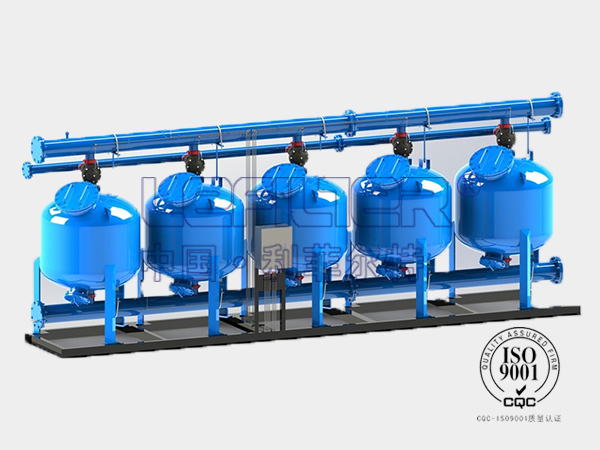 游樂行業用水淺層砂過濾器