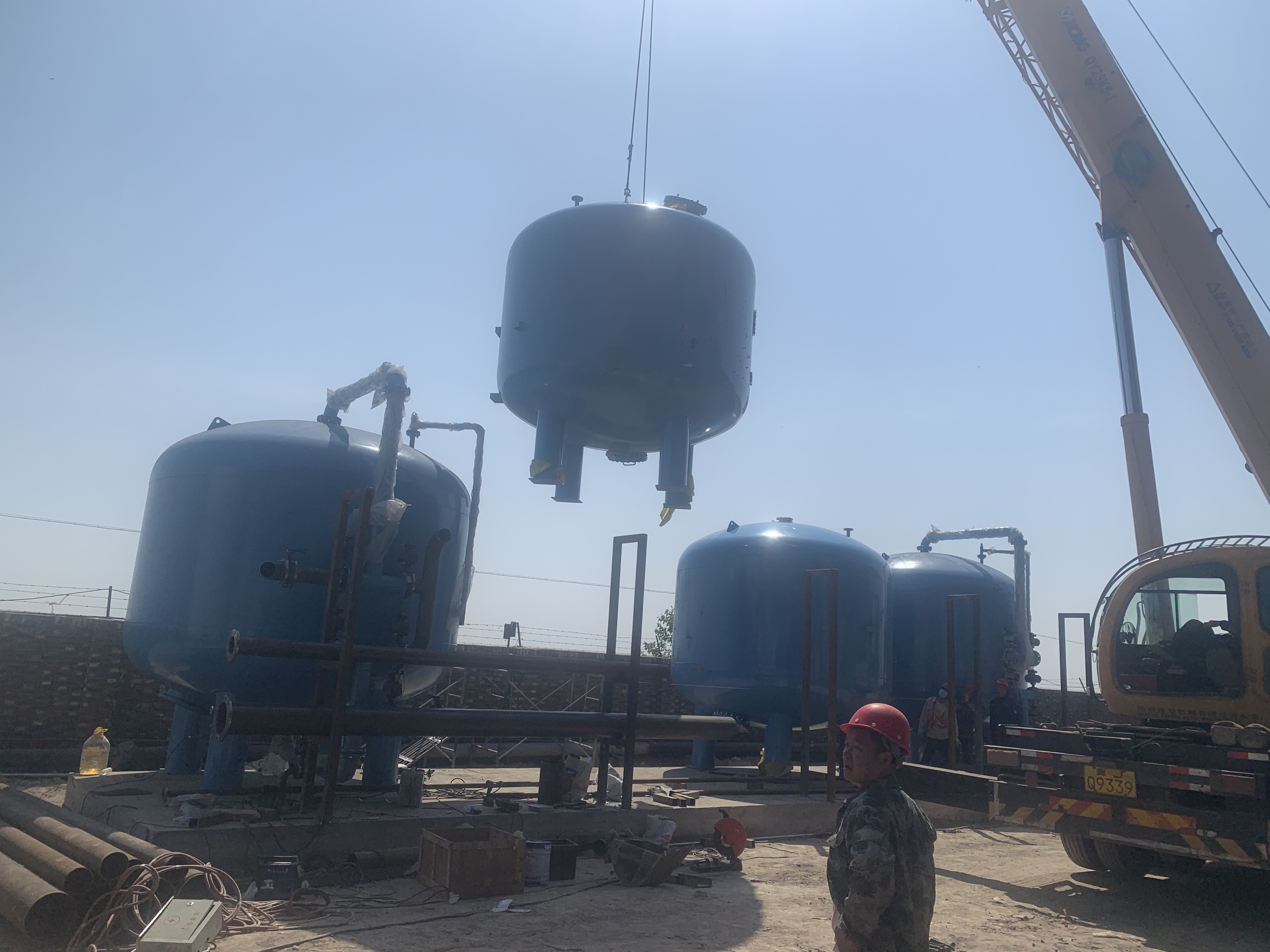 多介質過濾器濾料板結的原因和應對方法